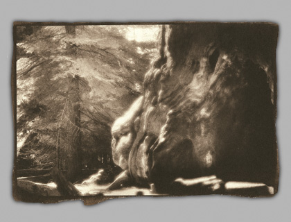 Big Cave, Platinum Print, 1996