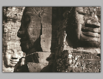 Early in Bayon, Platinum Print, 2005