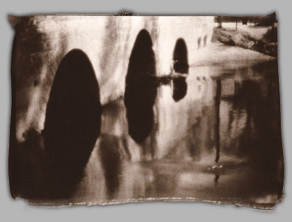 Three Holes, Platinum Print, 1995